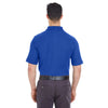 UltraClub Men's Royal Platinum Honeycomb Pique Polo