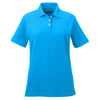 UltraClub Women's Coast Platinum Honeycomb Pique Polo