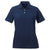 UltraClub Women's Navy Platinum Honeycomb Pique Polo