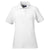 UltraClub Women's White Platinum Honeycomb Pique Polo