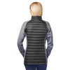 Landway Women's Black/ Grey Refuge Hybrid Lightweight Puffer