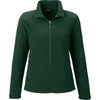 North End Women's Forest Green Voyage Fleece Jacket