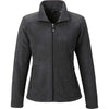 North End Women's Heather Charcoal Voyage Fleece Jacket