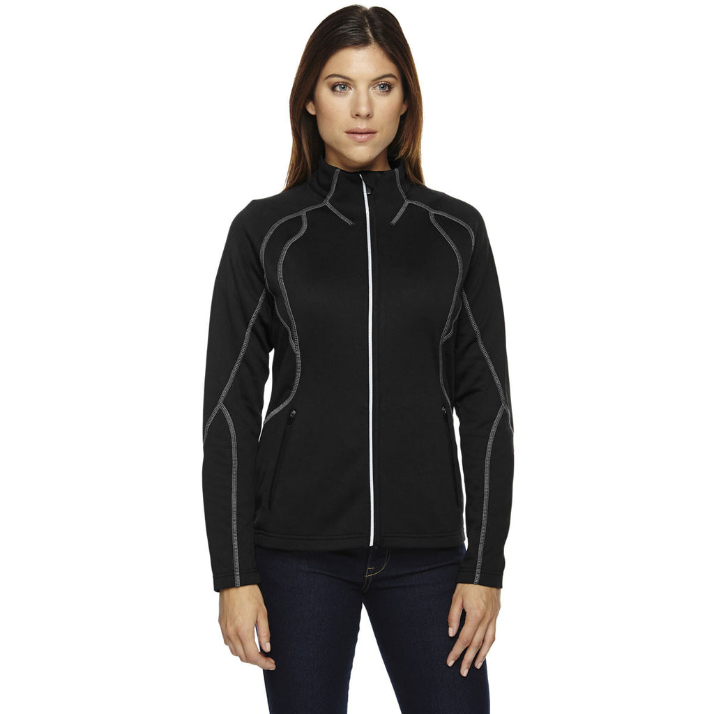 North End Women's Black Gravity Performance Fleece Jacket