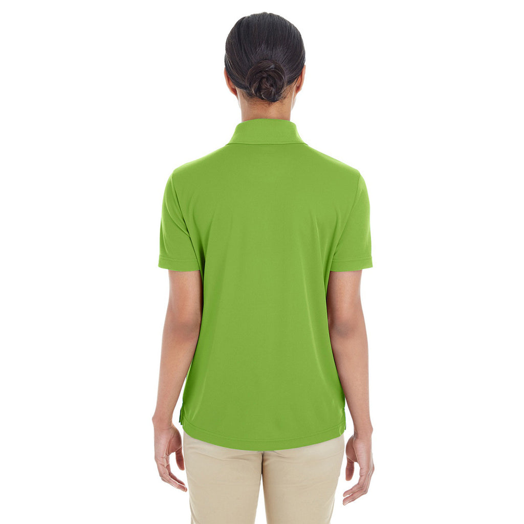 Core 365 Women's Acid Green Origin Performance Pique Polo