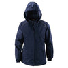 Core 365 Women's Classic Navy Climate Seam-Sealed Lightweight Variegated Ripstop Jacket