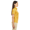 Core 365 Women's Campus Gold Optimum Short-Sleeve Twill Shirt