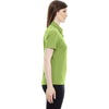 North End Women's Cactus Green Performance Pique Polo