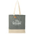 Leed's Dark Green Split Recycled 5oz Cotton Twill Convention Tote