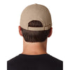 UltraClub Men's Khaki Classic Cut Brushed Cotton Twill Unstructured Cap