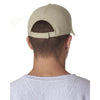 UltraClub Men's Khaki Classic Cut Cotton Twill 5-Panel Cap