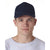 UltraClub Men's Navy Classic Cut Cotton Twill 5-Panel Cap