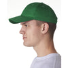 UltraClub Men's Kelly Classic Cut Cotton Twill 6-Panel Cap