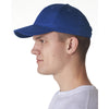 UltraClub Men's Royal Classic Cut Cotton Twill 6-Panel Cap