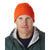 UltraClub Unisex Blaze Orange Knit Beanie with Cuff