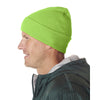 UltraClub Unisex Lime Green Knit Beanie with Cuff