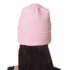 UltraClub Unisex Pink Knit Beanie with Cuff