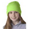 UltraClub Women's Lime Green Knit Beanie