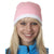 UltraClub Men's Pink/White Two-Tone Knit Beanie