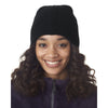 UltraClub Women's Black Waffle Beanie