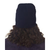 UltraClub Women's Navy Waffle Beanie