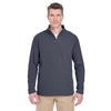 UltraClub Men's Flint Cool & Dry Quarter-Zip Microfleece