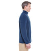 UltraClub Men's Navy Cool & Dry Quarter-Zip Microfleece