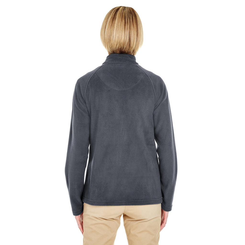 UltraClub Women's Flint Cool & Dry Full-Zip Microfleece