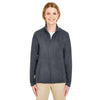 UltraClub Women's Flint Cool & Dry Full-Zip Microfleece