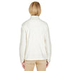 UltraClub Women's Winter White Cool & Dry Full-Zip Microfleece