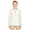 UltraClub Women's Winter White Cool & Dry Full-Zip Microfleece