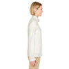 UltraClub Women's Winter White Cool & Dry Full-Zip Microfleece