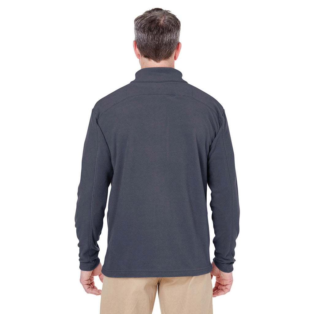 UltraClub Men's Flint Cool & Dry Full-Zip Microfleece