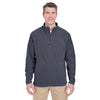 UltraClub Men's Flint Cool & Dry Full-Zip Microfleece