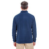 UltraClub Men's Navy Cool & Dry Full-Zip Microfleece