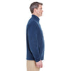 UltraClub Men's Navy Cool & Dry Full-Zip Microfleece