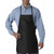 UltraClub Men's Black Large Two-Pocket Apron