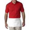 UltraClub Men's White Three-Pocket Waist Apron