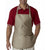 UltraClub Men's Tan Three-Pocket Apron with Buckle