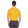 UltraClub Men's Gold Cool & Dry Mesh Pique Polo