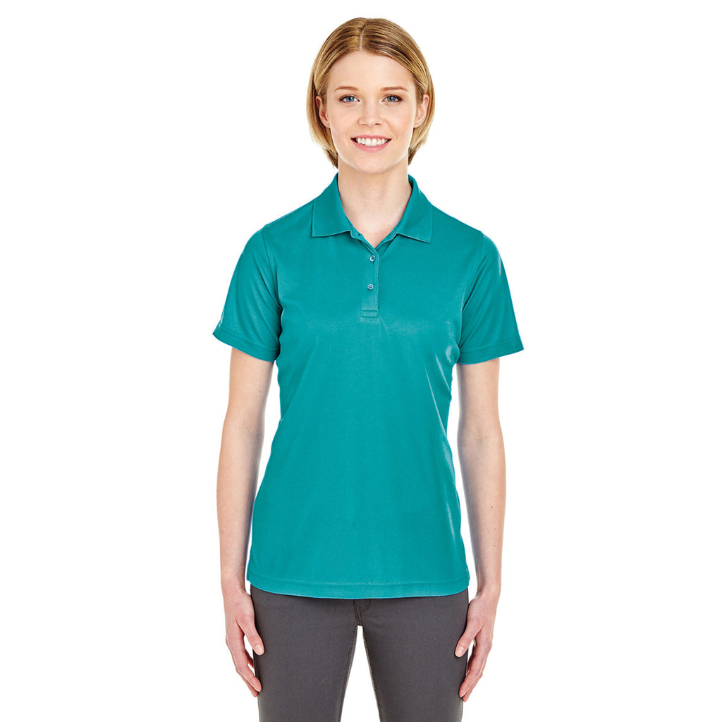 UltraClub Women's Jade Cool & Dry Mesh Pique Polo