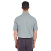 UltraClub Men's Silver Cool & Dry Mesh Pique Polo with Pocket