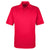 UltraClub Men's Red Cool & Dry Jacquard Stripe Polo