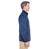 UltraClub Men's Navy/Blue Cool & Dry Sport Colorblock Quarter-Zip Pullover