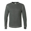 J. America Men's Charcoal Heather/Vintage White Vintage Long Sleeve Thermal T-Shirt