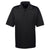 UltraClub Men's Black Cool & Dry Jacquard Performance Polo