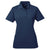 UltraClub Women's Navy Cool & Dry Jacquard Performance Polo