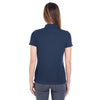 UltraClub Women's Navy Cool & Dry Jacquard Performance Polo