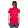 UltraClub Women's Red Cool & Dry Jacquard Performance Polo