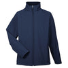 UltraClub Men's Navy Soft Shell Jacket